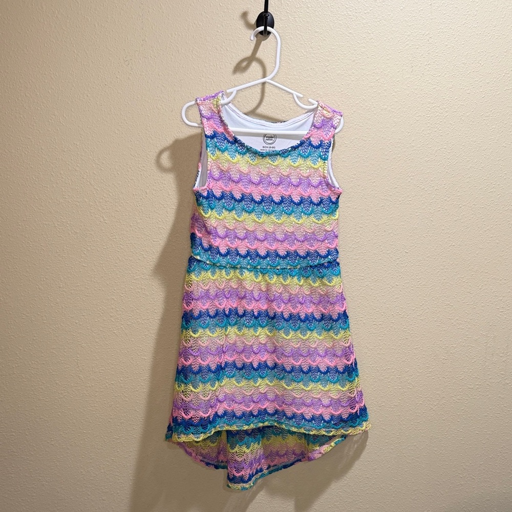 Wonder Nation Size Small 6/6X Multicolor Lace Kids Dress